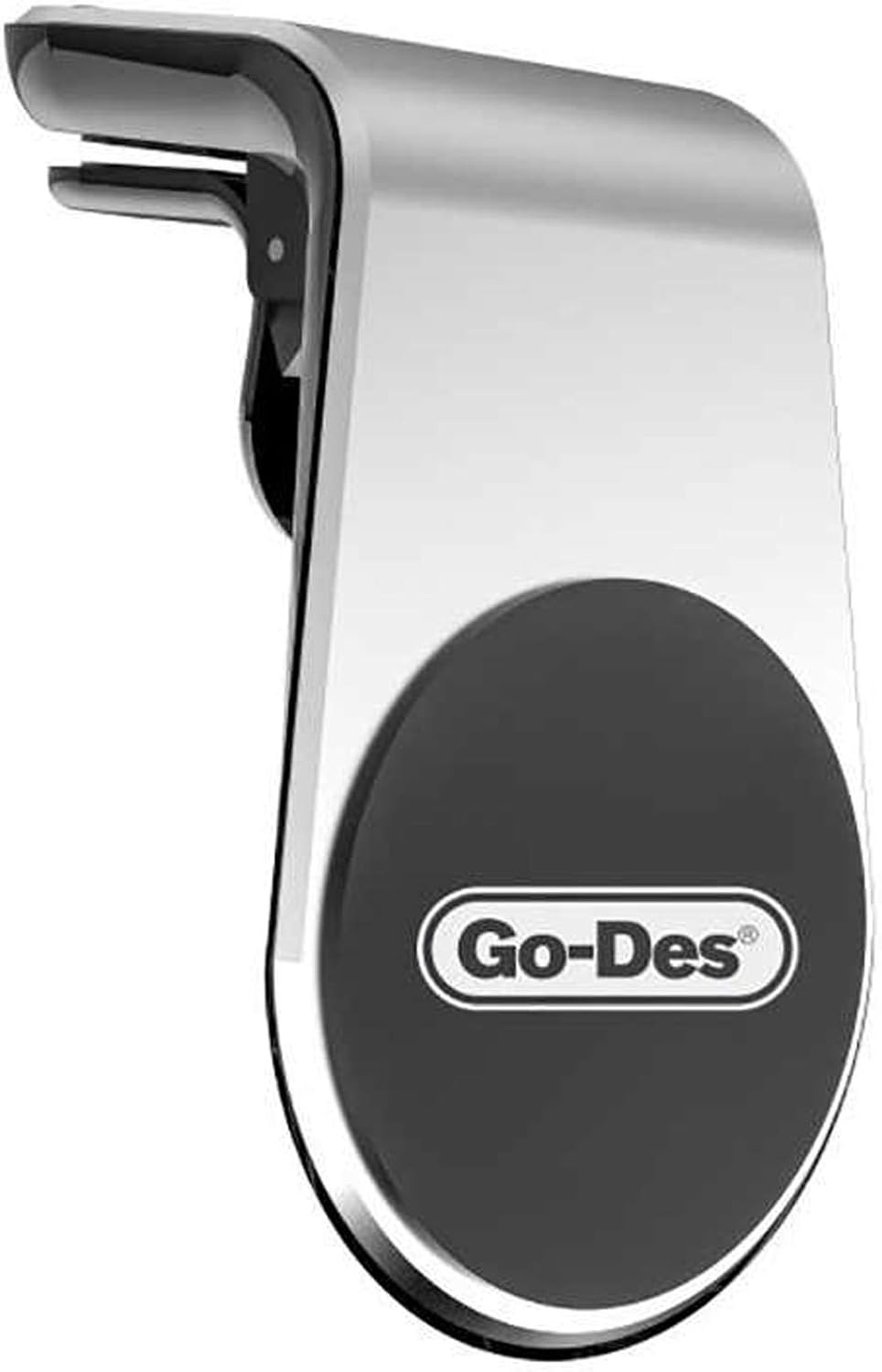 Go-Des® Air Vent Clip Magnetic Mobile Phone Holder - Silver