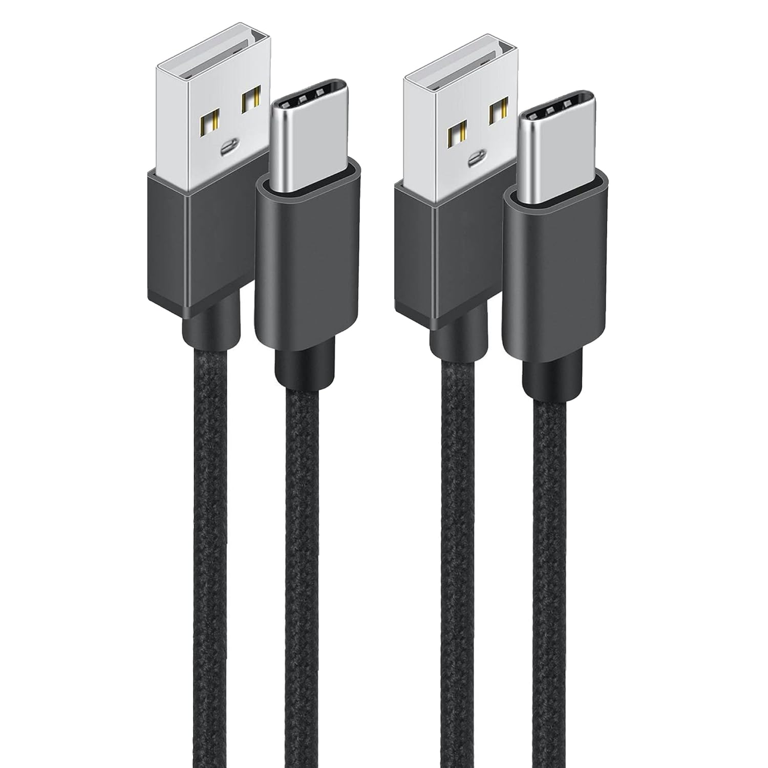 IWIO® USB C Cable [2-Pack, 3M] – Fast Charging Braided USB Type-C to USB-A Charger for Samsung Galaxy S21 S20 S10 S9 A72 A71 A52 A51 A40 A12 & More