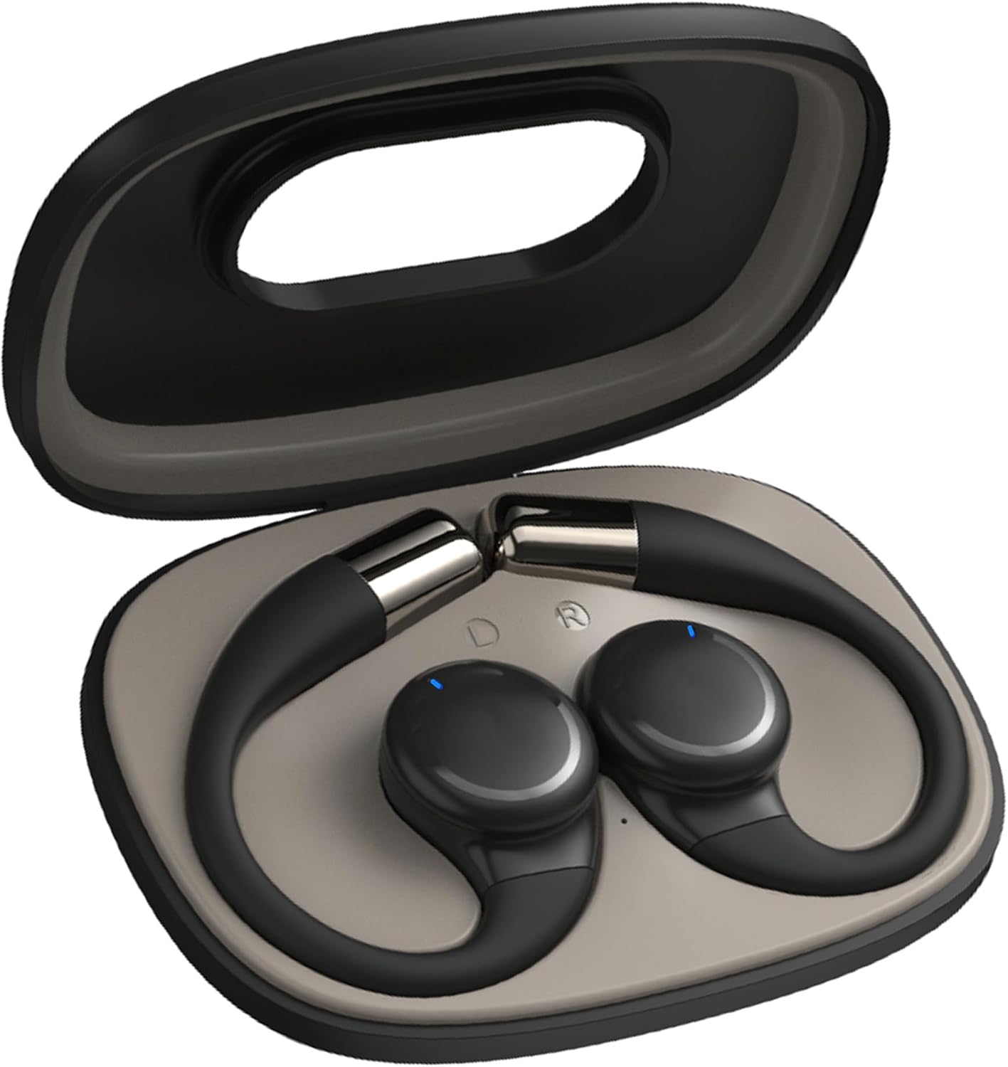 Wireless Earbuds – Bluetooth 5.4 Earphones With Ear Hooks Built-in Mic Fast Charging Case