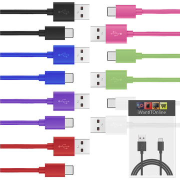 IWIO® 1m USB to USB C Type C Charging cable