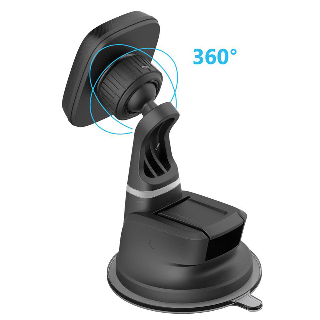 Magnetic Windscreen/Dashboard Car Universal Mobile Cradle Phone Holder - BLACK