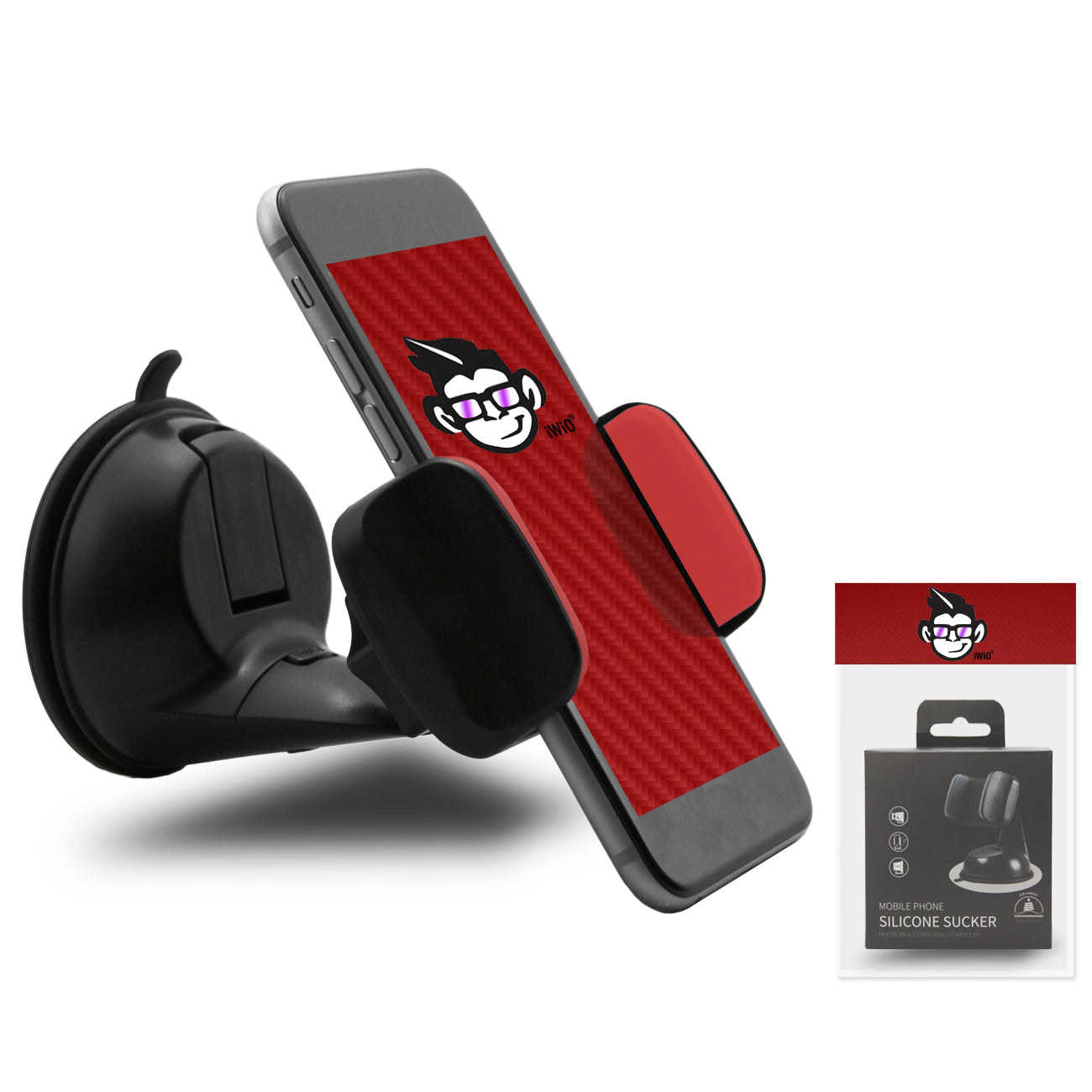 Premium Sticky Gel Suction Pad Phone Mount – Adjustable and Perfect for Hands-Free Use on Any Surface