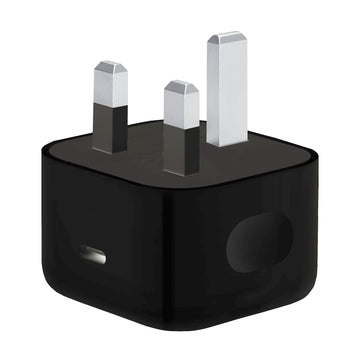 Mains Charger USB C Plug For Apple iPhone 15 2023, 20W PD Fast Charging Plug