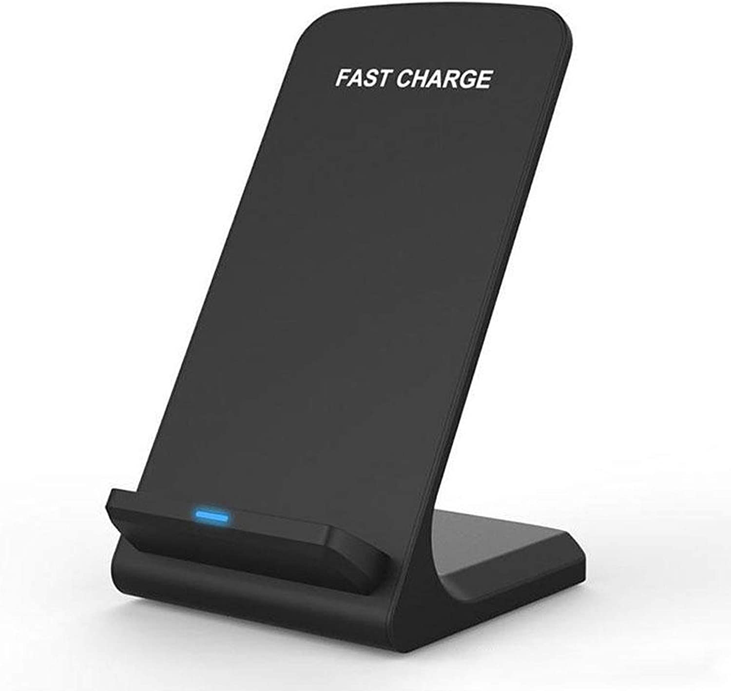 IWIO® Wireless Charger Stand – Black | Qi-Certified Phone Charging Dock