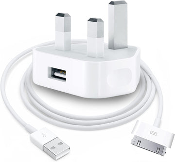 UK 3-Pin USB Charger Plug – 1A Fast Charging | Compatible with Apple iPhone, iPad, iPod