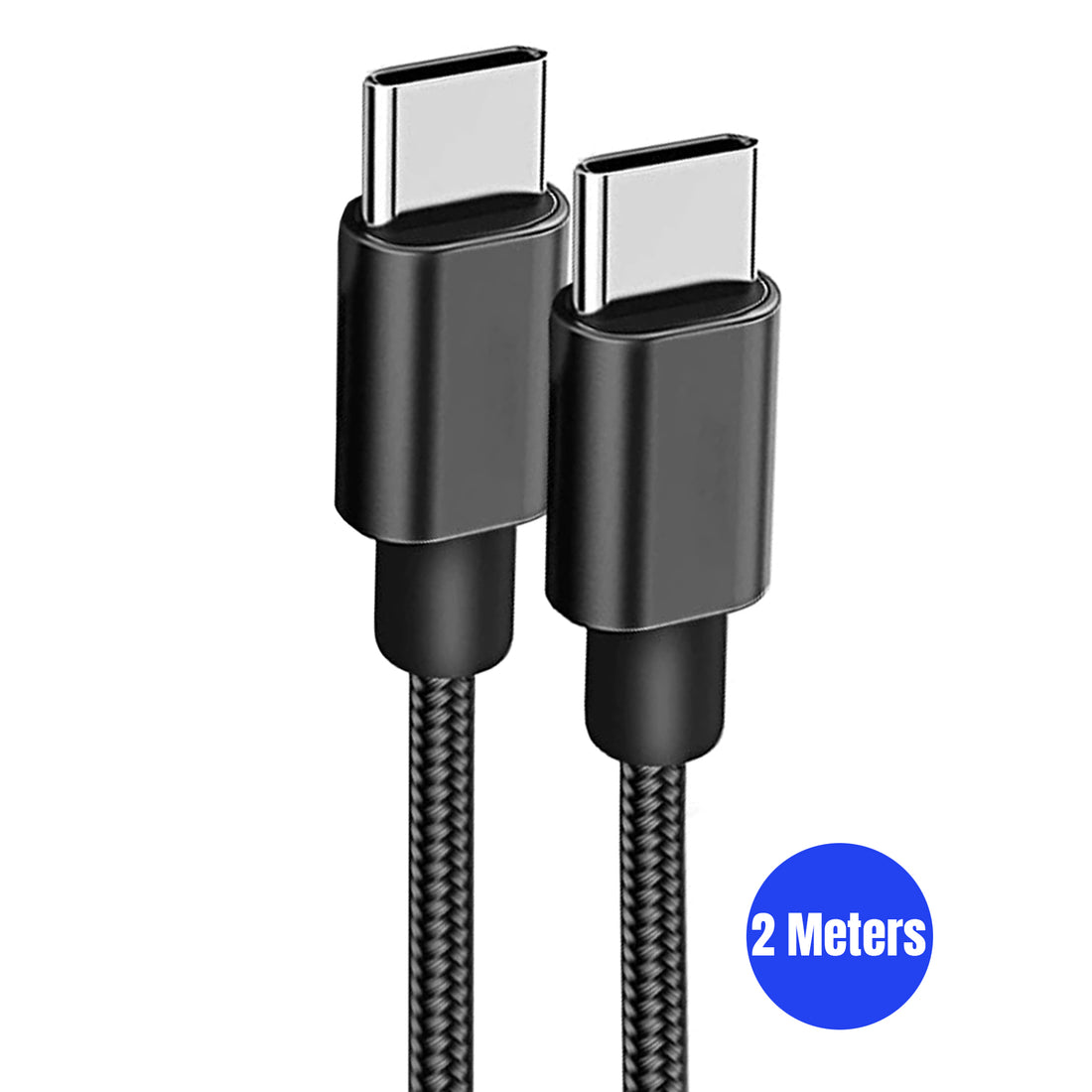 Samsung 25W Fast Charger with Official USB-C Cable & 2m Braided USB-C Cable – For Galaxy S22, S21, A14, A53, A33, A13, S10